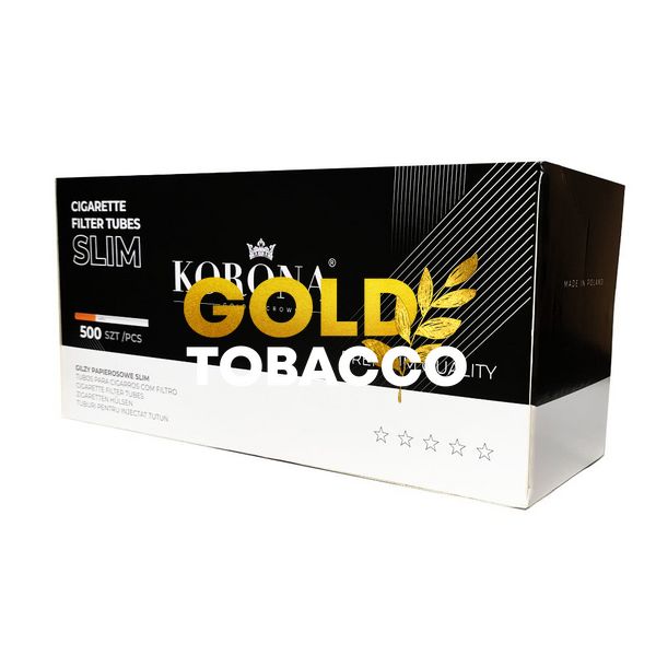 Сигаретні гільзи для тютюну Korona slim 500шт Korona 500 фото