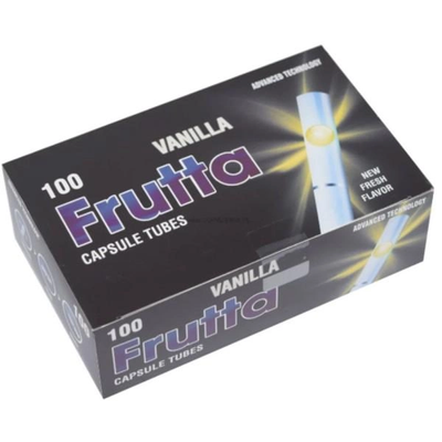 Гильзы для сигарет Frutta с капсулой Ваниль 100шт ваніль фото