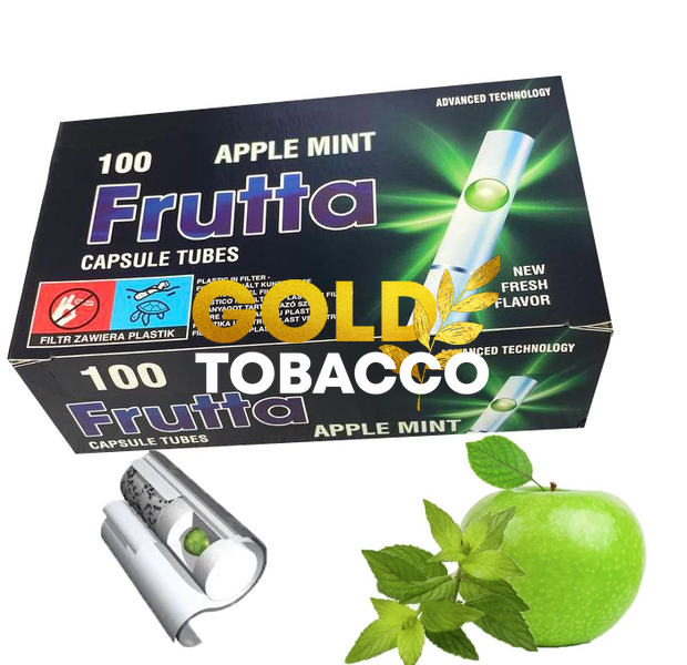 Сигаретні гільзи з капсулою Ментол Frutta mint 100 шт Ментол фото