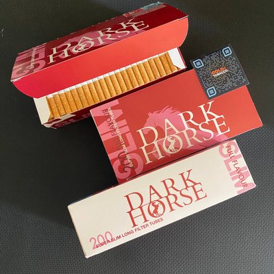 Сигаретні гільзи Dark Horse Slim 200 шт Dark-Horse-Slim-200 фото
