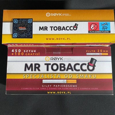 Сигаретные Гильзы MR TOBACCO 550 шт с фильтром 2 см MR-Tobacco-20 фото