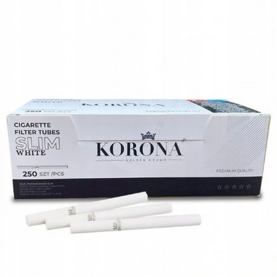 Сигаретні гільзи Korona slim (слім) 250шт Korona slim 250 фото