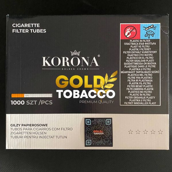 Сигаретные гильзы Korona 1000 шт Korona-1000 фото